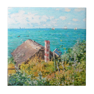 Azulejo De Cerâmica Claude Monet A Cabina De Arte Bela Santo-Adresse