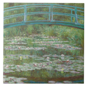 Azulejo De Cerâmica Claude Monet A Ponte Japonesa, 1899