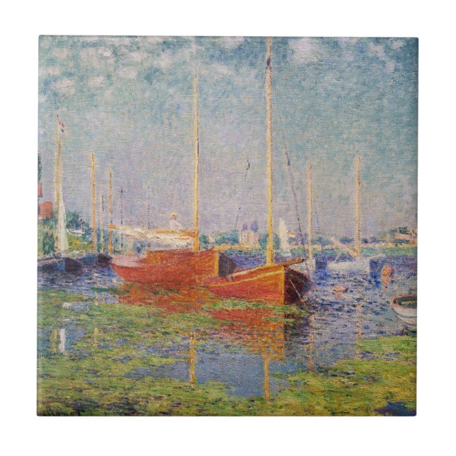 Azulejo De Cerâmica Claude Monet - Argenteuil (Frente)