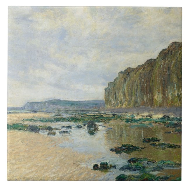 Azulejo De Cerâmica Claude Monet - Baixo trajeto em Varengeville (Frente)