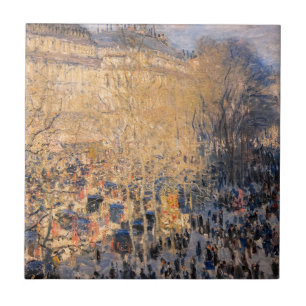 Azulejo De Cerâmica Claude Monet - Boulevard des Capucines, Paris