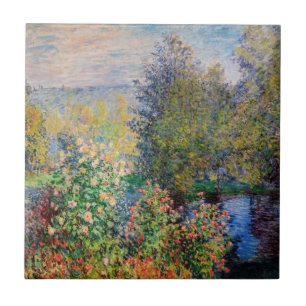 Azulejo De Cerâmica Claude Monet - Canto do Jardim em Montgeron