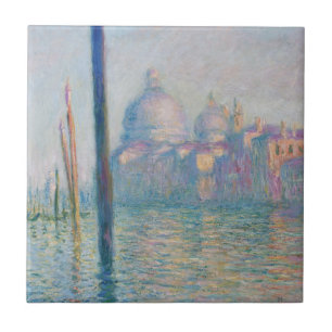 Azulejo De Cerâmica Claude Monet Grande Canal Veneza Itália Viagem