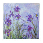 Azulejo De Cerâmica Claude Monet - Lilac Irises / Iris Mauves<br><div class="desc">Lilac Irises / Iris Mauves - Claude Monet,  1914-1917</div>