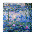 Azulejo De Cerâmica Claude Monet - Lírios Água, 1919,<br><div class="desc">Pintura familiar dos lírios d'água,  1919,  por Claude Monet</div>