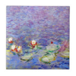 Azulejo De Cerâmica Claude Monet - Lírios Hídricos<br><div class="desc">Lírios/Ninfas por Claude Monet em 1916-1919</div>