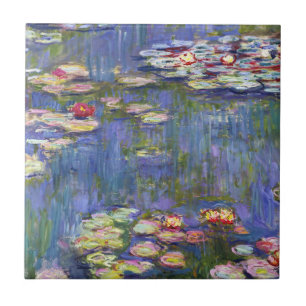 Azulejo De Cerâmica Claude Monet - Nenúfares / Ninféias