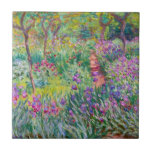 Azulejo De Cerâmica Claude Monet - O Jardim Íris de Giverny<br><div class="desc">Jardim Íris em Giverny / Jardim do Artista em Giverny - Claude Monet,  1899-1900</div>