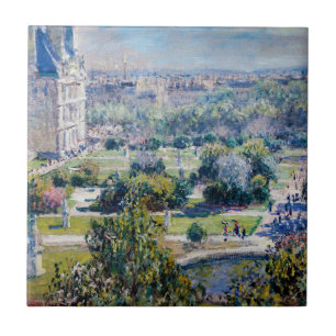 Azulejo De Cerâmica Claude Monet - Os Jardins das Tulherias