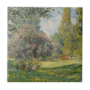 Azulejo De Cerâmica Claude Monet  Paisagem: Parc Monceau