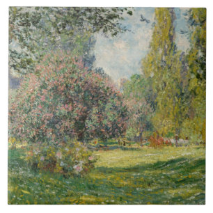 Azulejo De Cerâmica Claude Monet - Paisagem: Parc Monceau