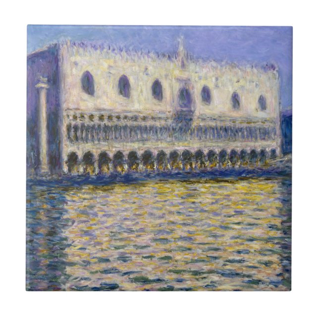 Azulejo De Cerâmica Claude Monet - Palácio dos Cães (Frente)