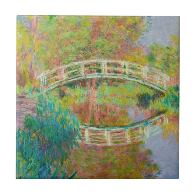 Azulejo De Cerâmica Claude Monet - Ponte Japonesa, Giverny (Frente)