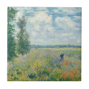 Azulejo De Cerâmica Claude Monet - Poppy Fields próximo da Argentina (