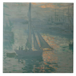 Azulejo De Cerâmica Claude Monet - Sunset (Marine)