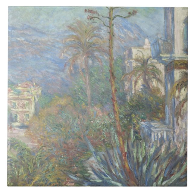 Azulejo De Cerâmica Claude Monet - Villas em Bordighera (Frente)