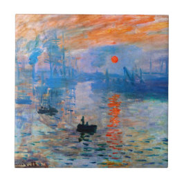 Azulejo De Cerâmica Claude Monet's Sunrise