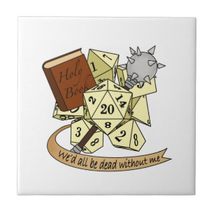 Azulejo De Cerâmica Cleric Dice Design