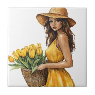 Azulejo De Cerâmica Clipart Primavera Italiana