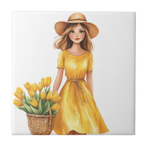 Azulejo De Cerâmica Clipart Primavera Italiana