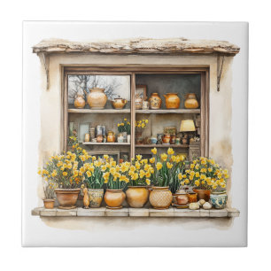 Azulejo De Cerâmica Clipart Primavera Italiana