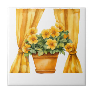 Azulejo De Cerâmica Clipart Primavera Italiana