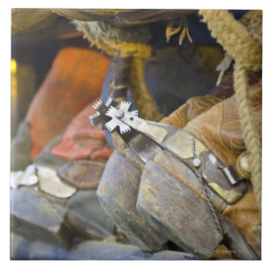 Azulejo De Cerâmica Close up das botas & dos dentes retos 2