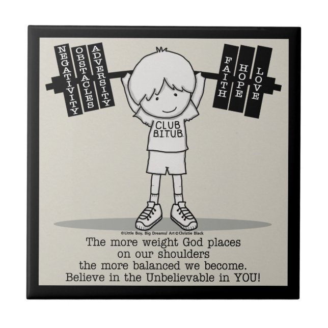 Azulejo De Cerâmica Club BITUB - Mais Equilibrado (Frente)