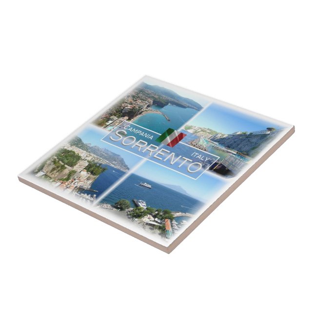 Azulejo De Cerâmica CMP018 SORRENTO, Campânia, Itália (Lateral)