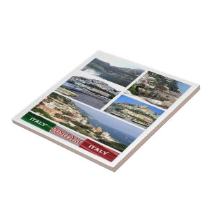 Azulejo De Cerâmica CMP037 POSITANO, Mosaico, Campânia,