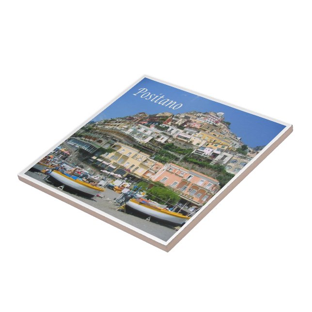 Azulejo De Cerâmica CMP041 POSITANO, AMALFI COAST, Itália (Lateral)