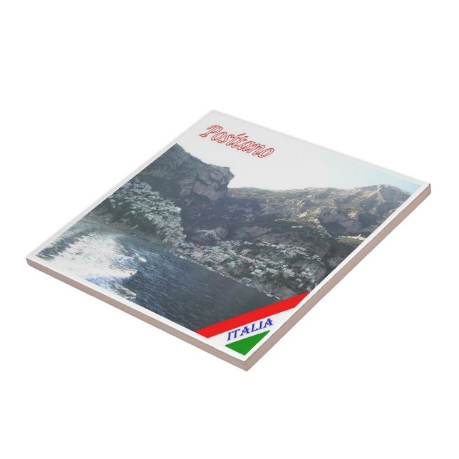 Azulejo De Cerâmica CMP042 POSITANO, AMALFI COAST, Itália (Lateral)