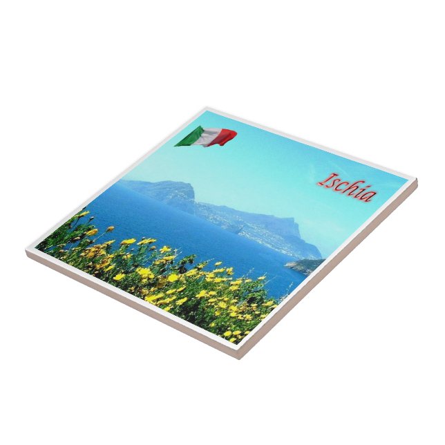 Azulejo De Cerâmica CMP064 ISCHIA, Campânia, Itália (Lateral)