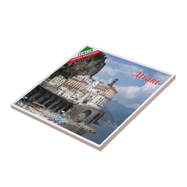 Azulejo De Cerâmica CMP113 AMALFI COAST, ATRANI, Itália (Lateral)