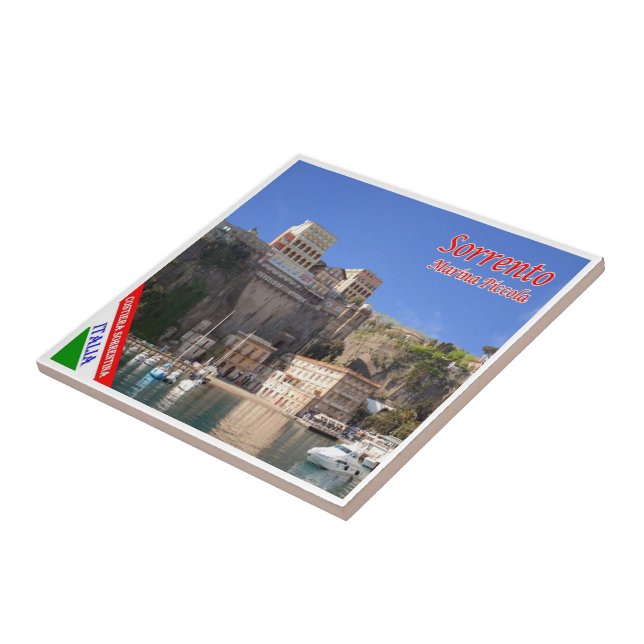 Azulejo De Cerâmica CMP120 SORRENTO, MARINA PICCOLA Itália, (Lateral)