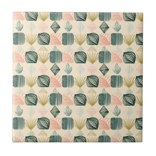 Azulejo De Cerâmica Coágulo Tribal de Caribe Negrito: Borboleta