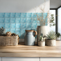 Coastal Blue Modern Watercolor 