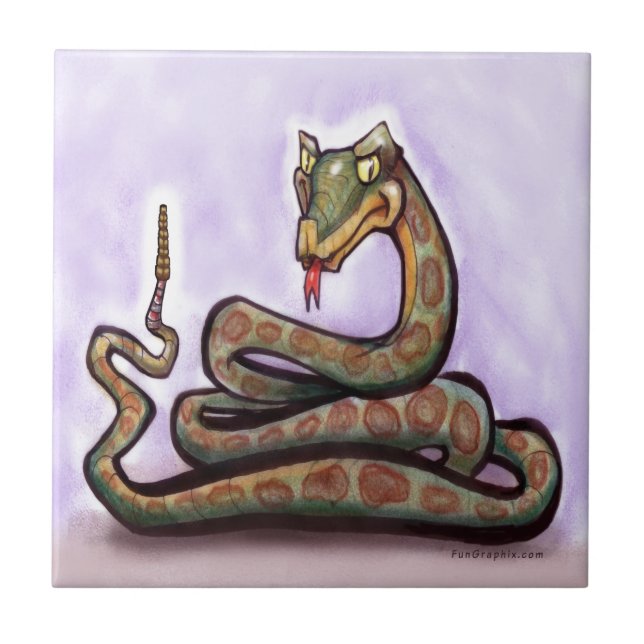 Azulejo De Cerâmica Cobra (Frente)