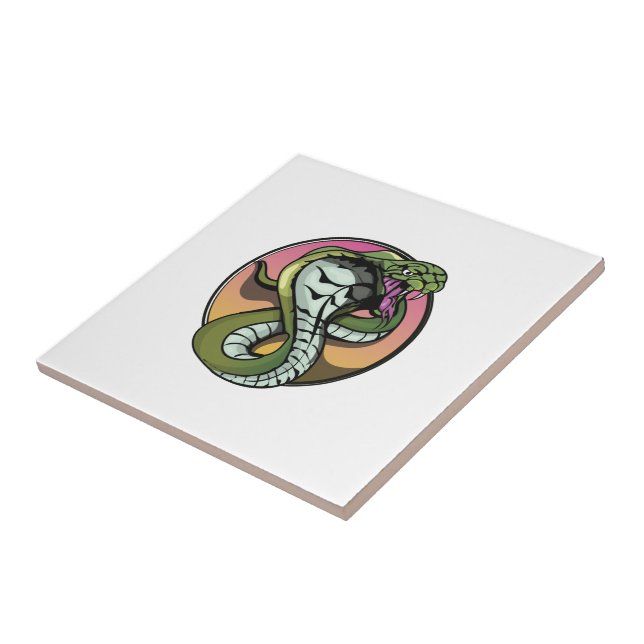 Azulejo De Cerâmica Cobra (Lateral)