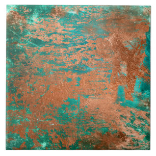 Azulejo De Cerâmica Cobre - Patina