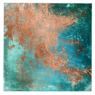 Azulejo De Cerâmica Cobre - Patina