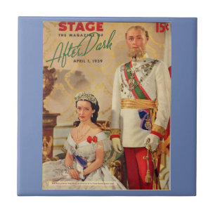 Azulejo De Cerâmica Cobrir da Revista Palco de abril de 1939