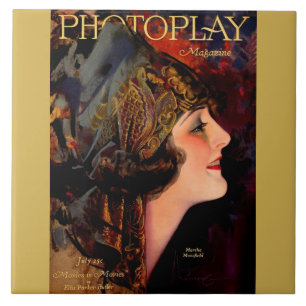 Azulejo De Cerâmica cobrir de revista Photoplay 1920