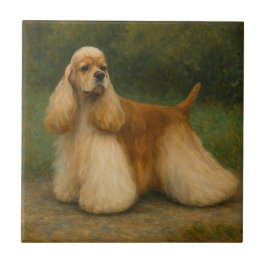 Azulejo De Cerâmica Cocker Spaniel