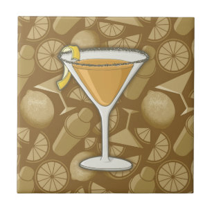 Azulejo De Cerâmica cocktail Sidecar