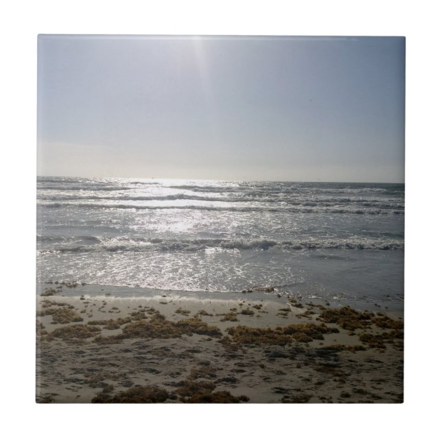 Azulejo de cerâmica cocoa Beach Sunrise (Frente)