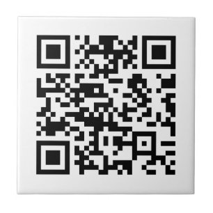 Azulejo De Cerâmica Código QR Criado instantaneamente (digitando seu U