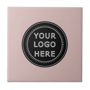 Azulejo De Cerâmica Código QR preto elegante e moderno