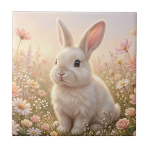 Azulejo De Cerâmica Coelho Branco