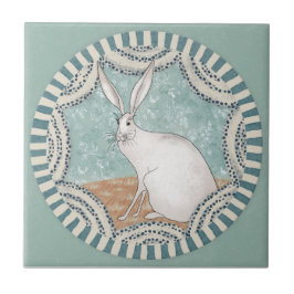 Azulejo De Cerâmica Coelho Capricho Azul Terracota Aqua